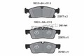 TEXTAR 2297701 Bremsbelagsatz, Scheibenbremse für MASERATI