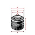 SOFIMA S 0110 R Ölfilter Anschraubfilter für FIAT 500 (312) 500 C (312)
