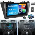 DAB+ Für Mazda 5 2010-2015 KAM 4+64G Android 14 Autoradio GPS WIFI BT Carplay FM