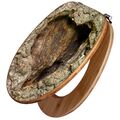 WC-Sitz Bambus Holz Toilettendeckel banjado Klobrille Klodeckel Motiv Altes Herz