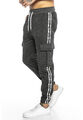 Redbridge Herren Jogginghose Freizeit-Hose Cargo Sweat-Pants Logo Line M4264