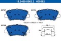 ATE BREMSBELÄGE VORDERACHSE passend für HYUNDAI NEXO KIA CARENS | 13.0460-5562.2