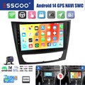 Android 14 Für Mercedes Benz CLS E-Class W211 W219 GPS Autoradio Carplay KAM NAV