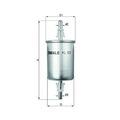 1x Kraftstofffilter KNECHT KL 83 passend für ALFA ROMEO FIAT GMC JAGUAR LADA