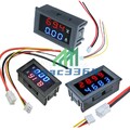 DC 100V 10A/50A 3/4 Bit Voltmeter Ammeter Dual LED Digital Volt Amp Meter Gauge