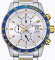 CITIZEN Quartz Chronograph 44 mm Edelstahl 10 BAR WR UVP* 199,- EUR AN3686-53A