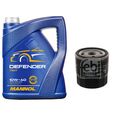 FEBI BILSTEIN Ölfilter 5L MANNOL Defender 10W-40 für Opel Zafira A F75_ 1.8 16V