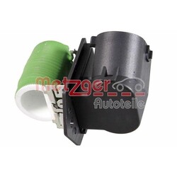 1x Vorwiderstand, Elektromotor (Kühlerlüfter) METZGER 0917717 passend für