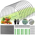 Pflanztunnel Bögen Gartentunnel Reifen Folientunnel Bögen Gewächshaus Tunnel Top