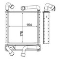 ORIGINAL® Mahle Wärmetauscher, Innenraumheizung für VW PASSAT B8 Variant