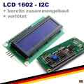 LCD 1602 + I2C HD44780 Modul VERLÖTET Display Anzeige Arduino Raspberry