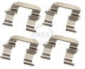 A.B.S. 1704Q Zubehörsatz Scheibenbremsbelag Hinten für OPEL ANTARA