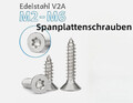 Spanplattenschrauben Edelstahl Torx Ø 2–6mm Holzschrauben Vollgewinde A2 VA V2A