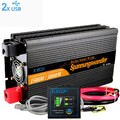 1500W 3000 Watt Reiner Sinus Wechselrichter Spannungswandler DC 12V AC 230V