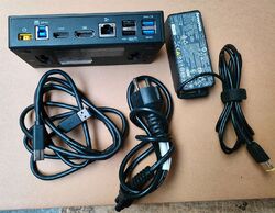 Lenovo ThinkPad USB 3.0 Ultra Dock DK1523 40A8 Docking Station + Adapter Kabel