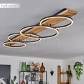 LED Decken Leuchte Holz Flur Beleuchtung modern Wohn Schlaf Zimmer Raum Lampe 