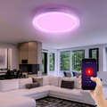 Smart Home Deckenleuchte RGB LED Deckenlampe dimmbar Tageslicht App Bad Leuchte
