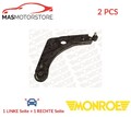 LINKS RECHTS QUERLENKER SATZ VORNE OUTER NIEDRIGER MONROE L16513 2PCS P NEU