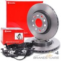 BREMBO COATED BREMSSCHEIBEN Ø280 BELÜ+BELÄGE+FÜR VWK VORNE FÜR VW GOLF PLUS 5M