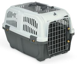 Transportbox Flugbox Autobox Hundebox SKUDO 1 OPEN - 48 x 31,5 x 31 cm