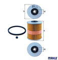 Kraftstofffilter für OPEL Astra G H Corsa Meriva Signum SAAB MAHLE KX 78 D Neu