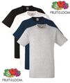 3er Pack Fruit of the Loom Uni Baumwolle Kurzarm Heavy Tee T-Shirt ohne Logo
