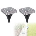 LED SOLAR WEGE LEUCHTE SOLARLAMPE GARTENLEUCHTE 2er SET BODENSTRAHLER 80120596