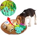 ALL FOR PAWS Dig It Flauschige Futtermatte intelligentes Hundespielzeug rund NEU