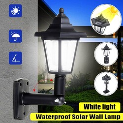 LED Solar Außenleuchte Gartenleuchte Außenlampe Gartenlampe Wand Laterne Licht