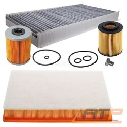 INSPEKTIONS-KIT INSPEKTIONSPAKET FILTERSATZ "B" FÜR OPEL COMBO CORSA C 1.7### 4 x FILTER + ÖLABLASSSCHRAUBE / KOMPLETTSATZ ###