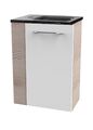 Gäste WC Set SBC 2-tlg 45 cm Weiß Badmöbel Badezimmerschrank Fackelmann B.CLEVER
