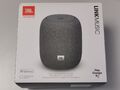 JBL Link Music Bluetooth Multi-Room Speaker Google Assistant Grey "wie neu"