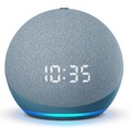 Amazon Echo Dot Gen 4 5 Mit Uhr LED Display Klinke Alexa Weiß Blau OVP Garantie