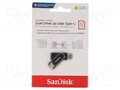 Pendrive USB 3.1 32GB R: 150MB/s DUAL DRIVE GO czarny Z1C2