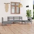Garten Lounge Set Gartenmöbel Sofa Sitzgruppe 4-tlg. Massivholz Kiefer vidaXL