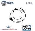 90291 ABS SENSOR DREHZAHLFÜHLER HINTEN MEAT & DORIA 2PCS FÜR CITROËN C5 II 3L