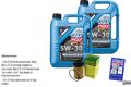 MANN-FILTER Ölfilter 10 L Liqui Moly Longtime High Tech 5W-30 für Jeep Grand