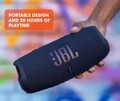 JBL Charge 5 Tragbarer Bluetooth Lautsprecher, Schwarz, Wasserdicht, 20 Stunden Akku