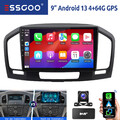 DAB+ Autoradio 4+64G Für Opel Insignia 2008-2012 Android 13 Navi Carplay WIFI FM