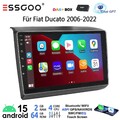 DAB 64G Für Fiat Ducato 2006-2022 Android15 Autoradio Navigation CarPlay ChatGPT