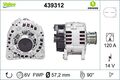 VALEO (439312) Lichtmaschine Generator für AUDI FORD SEAT SKODA VW