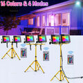LED Strahler mit Stecker Stativ RGB Baustrahler Arbeitsleuchte Scheinwerfer Lamp