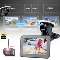 Rückfahrkamera Solar Funk 1080P Mit 5" 150° Farb Monitor Einparkhilfe LKW Bus RV