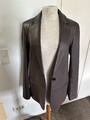 JAKE*S Lederblazer * 36 (38) * Echt Lamm Nappa * Dunkelbraun * TOP gepflegt 🤎