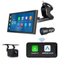 10.2" IPS Tragbar Autoradio 4K Dash Cam Apple CarPlay Android Auto Bluetooth WDR