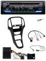 JVC Bluetooth Lenkrad USB DAB CD Autoradio für Opel Astra J 2009-2016 Perl schwa