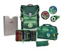 DERDIEDAS ERGOFLEX EASY SOCCER GREEN SCHULRUCKSACK SCHULRANZEN SET RANZEN NEU