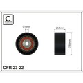 ORIGINAL® Caffaro Umlenk-/Führungsrolle, Keilrippenriemen für Fiat SCUDO