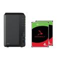 Synology DiskStation DS223 2 Einschübe NAS-Server Leergehäuse + 8TB (2x 4TB)