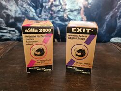 eSHa 2000 20ml + Exit 20ml - Heilmittel Set für Aquarium Zierfische